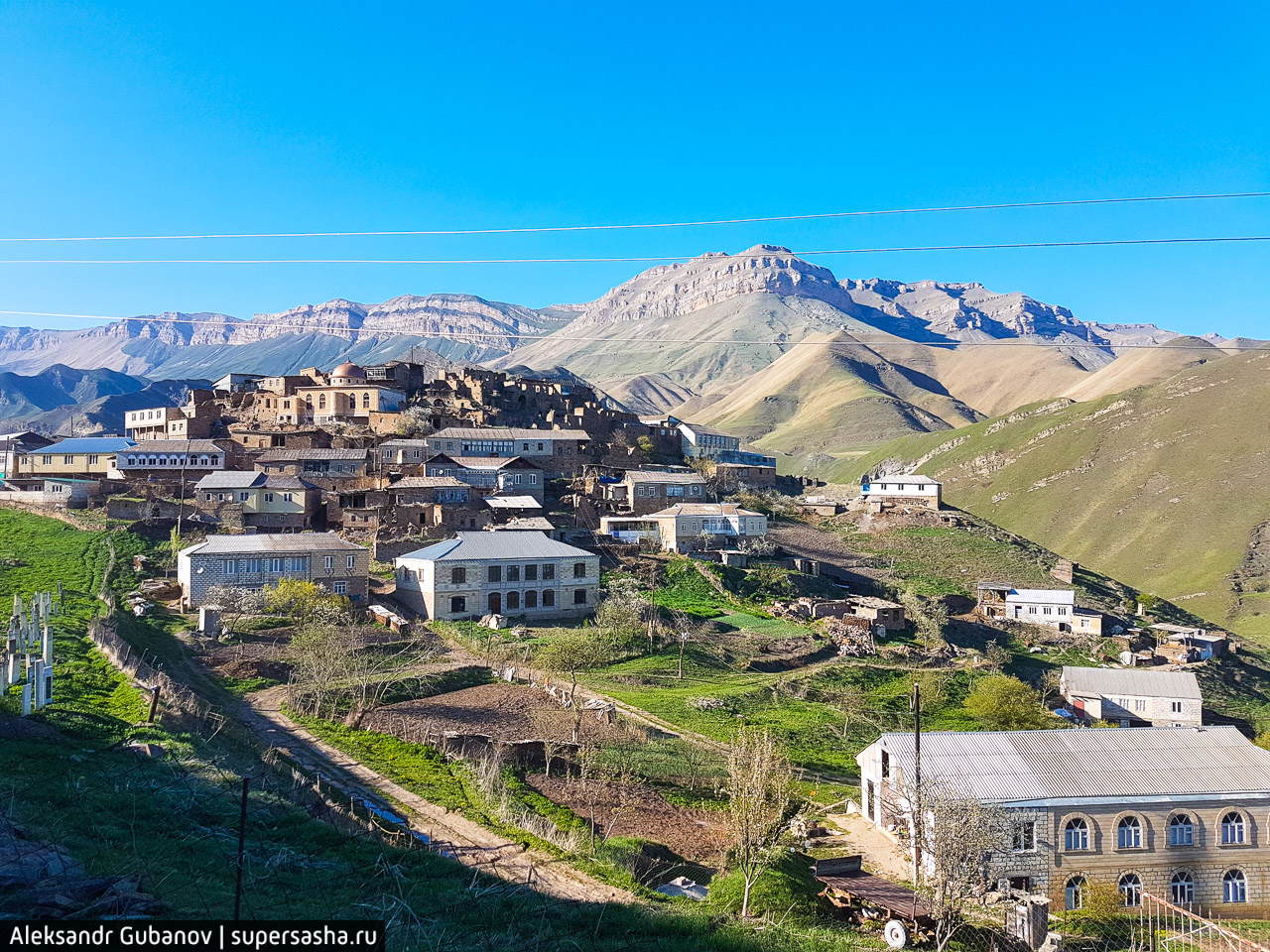 Поселок временный Дагестан горы